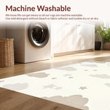 Elegant White Plush Decor Accent(Beige)