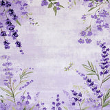 Ultra Soft Area Rug, Non Slip, Stain Resistant, Washable Area Rugs for Living Room, Bedroom, Whimsical Lavender Nature Motif(Purple)