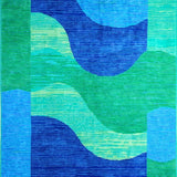Eclectic Curvilinear Design Palette(Blue)