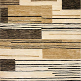 Ultra Soft Area Rug, Non Slip, Stain Resistant, Washable Area Rugs for Living Room, Bedroom, Chic Neutral Earthy Aesthetic(Beige)