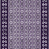 Ultra Soft Area Rug, Non Slip, Stain Resistant, Washable Area Rugs for Living Room, Bedroom, Vibrant Diamond Grid Aesthetic(Purple)