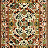 Ultra Soft Area Rug, Non Slip, Stain Resistant, Washable Area Rugs for Living Room, Bedroom, Distinctive Trellis Patterned Comfort(Brown)