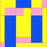 Ultra Soft Area Rug, Non Slip, Stain Resistant, Washable Area Rugs for Living Room, Bedroom, Eclectic Geometric Color Fusion(Yellow)