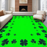 Vibrant Shamrock Patterned Delight(Green)
