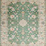 Elegant Sage Green Tiled Design(Ivory)