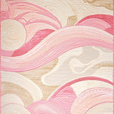 Ultra Soft Area Rug, Non Slip, Stain Resistant, Washable Area Rugs for Living Room, Bedroom, Glamorous Abstract Swirl Pink Beige Bath(Pink)