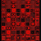 Ultra Soft Area Rug, Non Slip, Stain Resistant, Washable Area Rugs for Living Room, Bedroom, Chic Minimalist Music Note Aesthetic(Red)