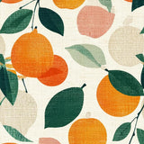 Ultra Soft Area Rug, Non Slip, Stain Resistant, Washable Area Rugs for Living Room, Bedroom, Orange Green White Blush Bright Area Rug Fruit Silhouette Design(Orange)