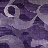 Ultra Soft Area Rug, Non Slip, Stain Resistant, Washable Area Rugs for Living Room, Bedroom, Artistic Contemporary Soft Surface(Purple)