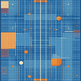 Contemporary Tiled Aesthetic(Blue)