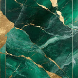 Luxe Golden Trimmed Art(Green)