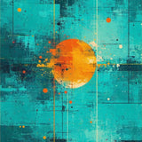 Chic Low Contrast Color Block(Blue)