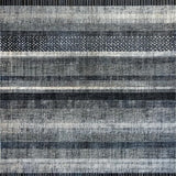 Ultra Soft Area Rug, Non Slip, Stain Resistant, Washable Area Rugs for Living Room, Bedroom, Graphic Zebra: Striped Decor Rug, Contemporary Floor Art(Gray)
