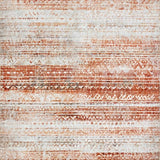 Ultra Soft Area Rug, Non Slip, Stain Resistant, Washable Area Rugs for Living Room, Bedroom, Rustic Ombre Throw Rug with Vintage Distressed Texture and Subtle Chevron(Brown)