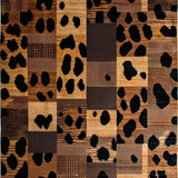 Ultra Soft Area Rug, Non Slip, Stain Resistant, Washable Area Rugs for Living Room, Bedroom, Exotic Multicolor Animal Print(Brown)