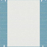 Ultra Soft Area Rug, Non Slip, Stain Resistant, Washable Area Rugs for Living Room, Bedroom, Rustic Striped Coastal Charm(Blue)