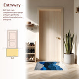 Elegant Modern Mixed Media Design(Blue)