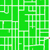 Ultra Soft Area Rug, Non Slip, Stain Resistant, Washable Area Rugs for Living Room, Bedroom, Interactive Green City Map Playroom Rug(Green)