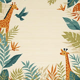Fun Tropical Creature Visuals(Beige)