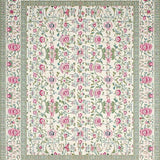 Ultra Soft Area Rug, Non Slip, Stain Resistant, Washable Area Rugs for Living Room, Bedroom, Vibrant Garden-Inspired Decor(Beige)
