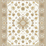 Marble Textured Bathroom Area Beige(Ivory)