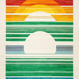 Chic Vibrant Sunbeam Design(Red)