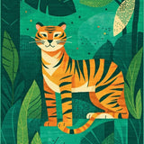 Ultra Soft Area Rug, Non Slip, Stain Resistant, Washable Area Rugs for Living Room, Bedroom, Lively Colorful Safari Theme(Orange)