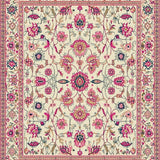 Retro Round Floral Influence(Ivory)