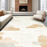 Ultra Soft Area Rug, Non Slip, Stain Resistant, Washable Area Rugs for Living Room, Bedroom, Boho Chic Beige Cloud(Beige)
