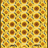 Bold Artistic Floral Composition(Yellow)