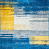 Artistic Swirl Motif in Blue(Blue)