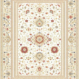 Beige Elegant Bathroom for Shower(White)