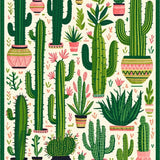 Contemporary Cactus Inspired Home Accent(Green)