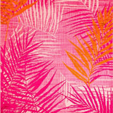 Ultra Soft Area Rug, Non Slip, Stain Resistant, Washable Area Rugs for Living Room, Bedroom, Chic Soft Tropical Motif(Pink)