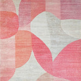 Ultra Soft Area Rug, Non Slip, Stain Resistant, Washable Area Rugs for Living Room, Bedroom, Reverse Uno Rug, Bow-Inspired Carpet(Pink)