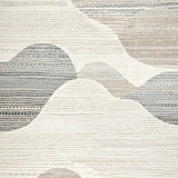 Ultra Soft Area Rug, Non Slip, Stain Resistant, Washable Area Rugs for Living Room, Bedroom, Rustic Off White Wavy Aesthetic(Beige)
