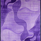 Ultra Soft Area Rug, Non Slip, Stain Resistant, Washable Area Rugs for Living Room, Bedroom, Vibrant Soft Gradient Design(Purple)