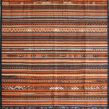 Ultra Soft Area Rug, Non Slip, Stain Resistant, Washable Area Rugs for Living Room, Bedroom, Chic Ogee Design in Earthy Shades(Brown)