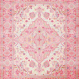Ultra Soft Area Rug, Non Slip, Stain Resistant, Washable Area Rugs for Living Room, Bedroom, Timeless Classic Low Pile Texture(Pink)