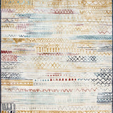Ultra Soft Area Rug, Non Slip, Stain Resistant, Washable Area Rugs for Living Room, Bedroom, Whimsical Creamy Contemporary Style(Gold)