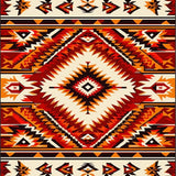 Vibrant Colorful Patterned Motif(Red)