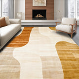 Artisan Crafted Abstract Brushstroke Neutral Home Decor(Beige)