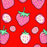 Ultra Soft Area Rug, Non Slip, Stain Resistant, Washable Area Rugs for Living Room, Bedroom, Eclectic Colorful Fruit Fusion(Red)