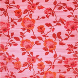Ultra Soft Area Rug, Non Slip, Stain Resistant, Washable Area Rugs for Living Room, Bedroom, Sophisticated Tropical Garden Feel(Pink)