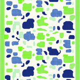 Ultra Soft Area Rug, Non Slip, Stain Resistant, Washable Area Rugs for Living Room, Bedroom, Charming Whimsical Animal Motif(Green)