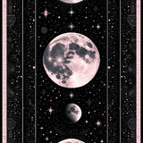 Ultra Soft Area Rug, Non Slip, Stain Resistant, Washable Area Rugs for Living Room, Bedroom, Rustic Celestial Geometric Arrangement(Pink)