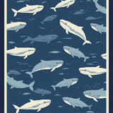 Elegant Hand Hooked Ocean Theme(Blue)