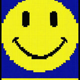 Ultra Soft Area Rug, Non Slip, Stain Resistant, Washable Area Rugs for Living Room, Bedroom, Chic Minimalist Smiley Motif(Yellow)