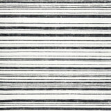 Ultra Soft Area Rug, Non Slip, Stain Resistant, Washable Area Rugs for Living Room, Bedroom, Washable Black and White Stripe Outdoor Rug(Black)