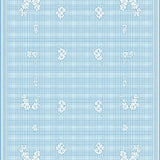 Ultra Soft Area Rug, Non Slip, Stain Resistant, Washable Area Rugs for Living Room, Bedroom, Light Blue and White Gingham(Blue)
